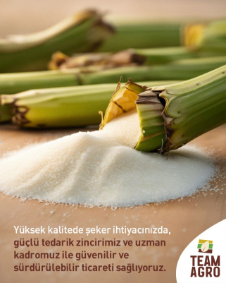 Yüksek kalitede şeker ihtiyacınızda, güçlü tedarik zincirimiz ve uzman kadromuz ile güvenilir ve sürdürülebilir ticaret!