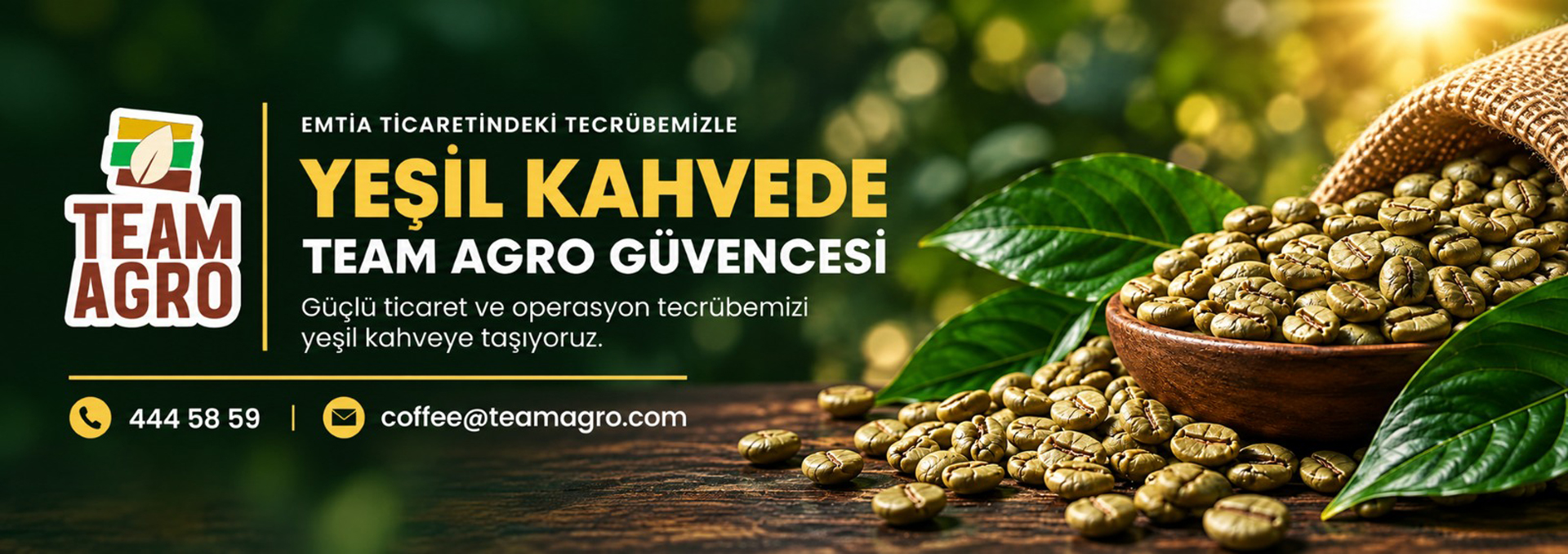 Yeşil Kahvede Team Agro Güvencesi